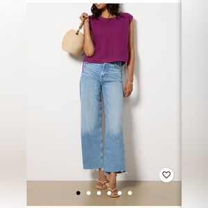 Agolde Cropped Ren jeans, medium wide leg